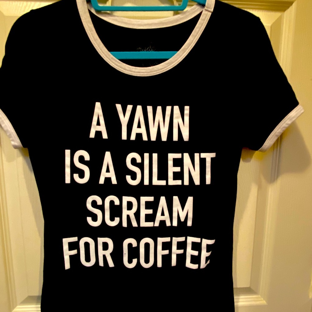 Made Right black coffee t